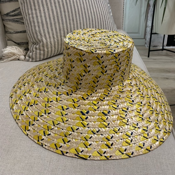 EUGENIA KIM Mirabel Straw Hat In Natural Yellow